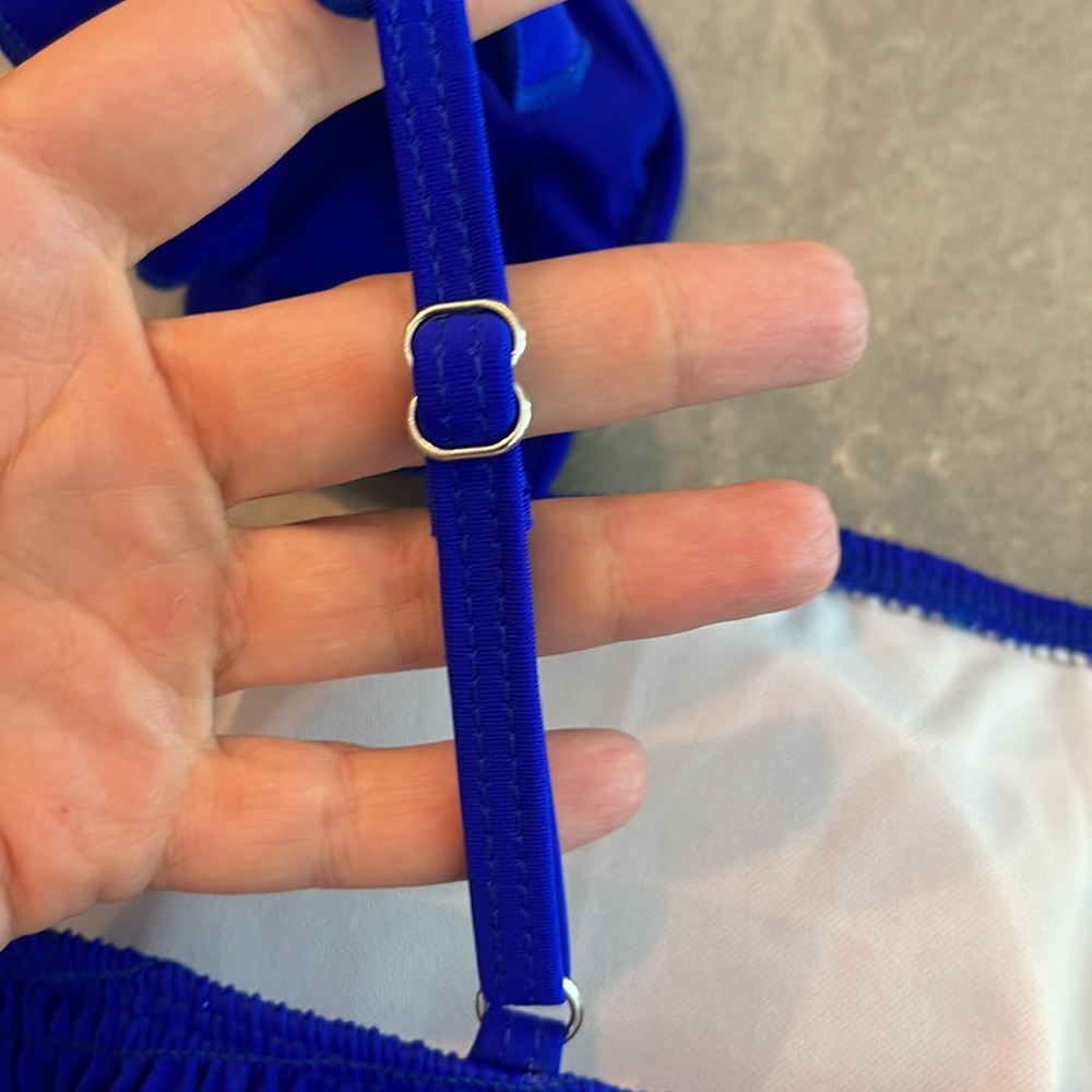 Blue bikini TOP - Picture 3 of 6
